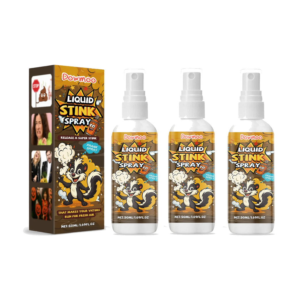 Ultra Realistic Fart Stink Spray Prank Gag Gift April Fools Day Party Joke Funny Novelty Trick Portable Pocket Size Safe Formula Oasis Select 3pcs