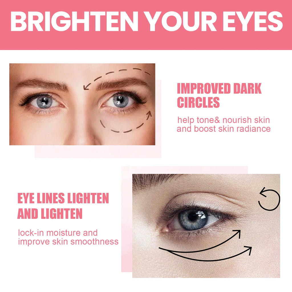 Women Extra Renewing Rosehip Eye Balm Face Lifting Moisturizing Balm Stick Fine Lines Removal Hyaluronic around the Eye Care15ml Oasis Select