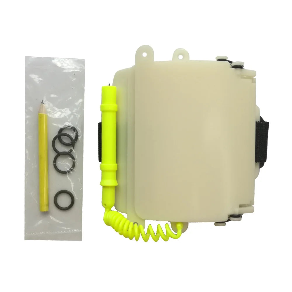 Luminous Underwater Triple Scuba Diving Wrist Writing Slate With Pencil Arm 3 Panels Write Board Oasis Select 1 Piece