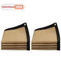 1-3PCS 2x2m 2x4m Sun Shade Net Reinforced Edges Punched Holes Shade Fabric Thickened Insulation Mesh Summer Outdoor Shading Oasis Select 200x200cm-2PCS