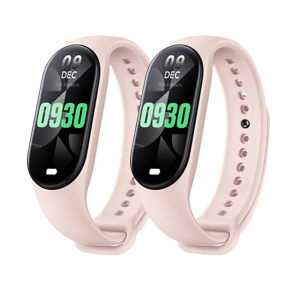 M7 Smartwatch Fitness Tracker – Heart Rate & Sleep Monitor