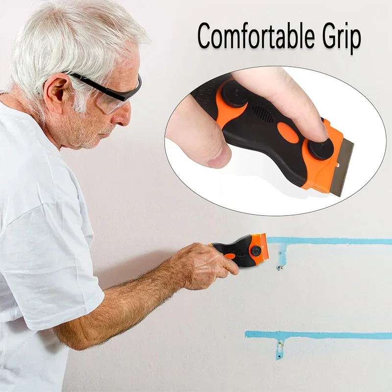 Cleaning Scraper Window Glass Ceramic Scraper Two Kinds Blade Plastic Handle Automotive Film Sticker Remover Oasis Select