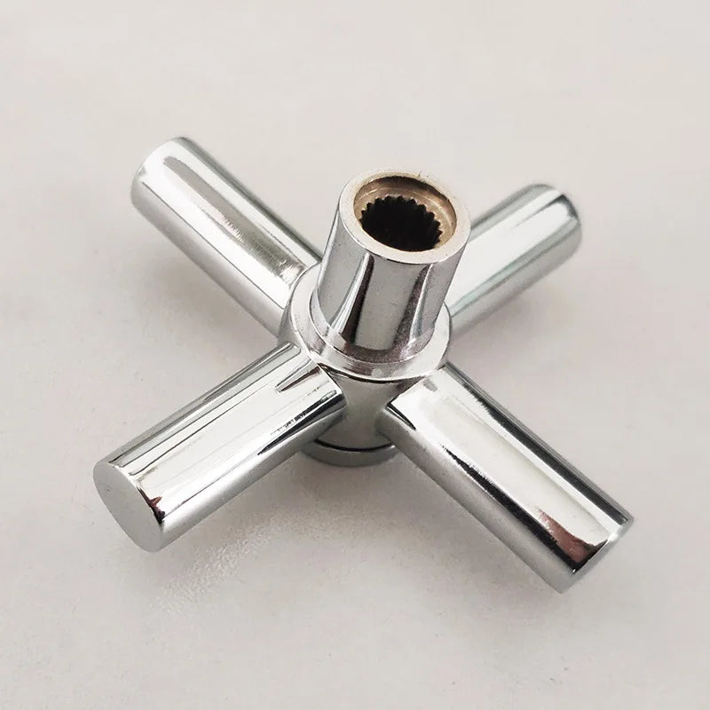 Cross Faucet Handle Knob Zinc Alloy Handwheel Universal Hot Cold Sink Taps Switch for Kitchen Bathroom Tap Replacement Parts Oasis Select