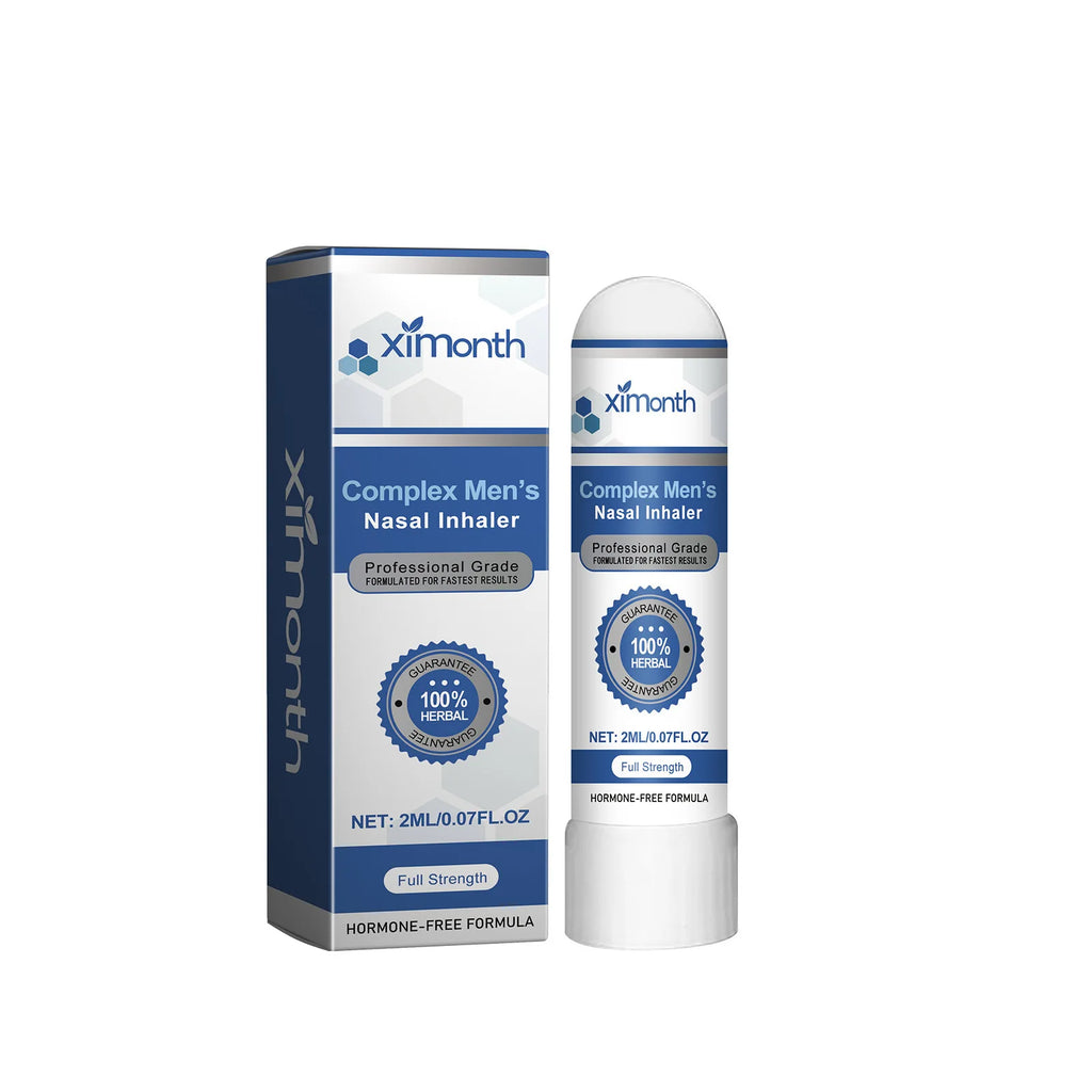 Ximonth Men's Energy Nasal Inhaler – Anti-Fatigue Vitality Boost Men's Nasal Inhaler Oasis Select 2ml boxed