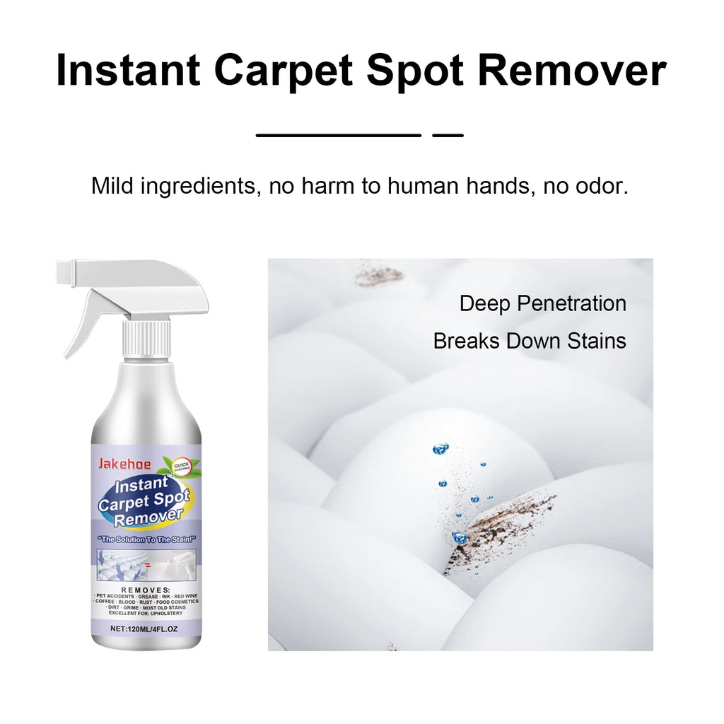 JAKEHOE Carpet Spot Remover – Stain & Odor Cleaner 120ml Carpet Stain Remover Oasis Select