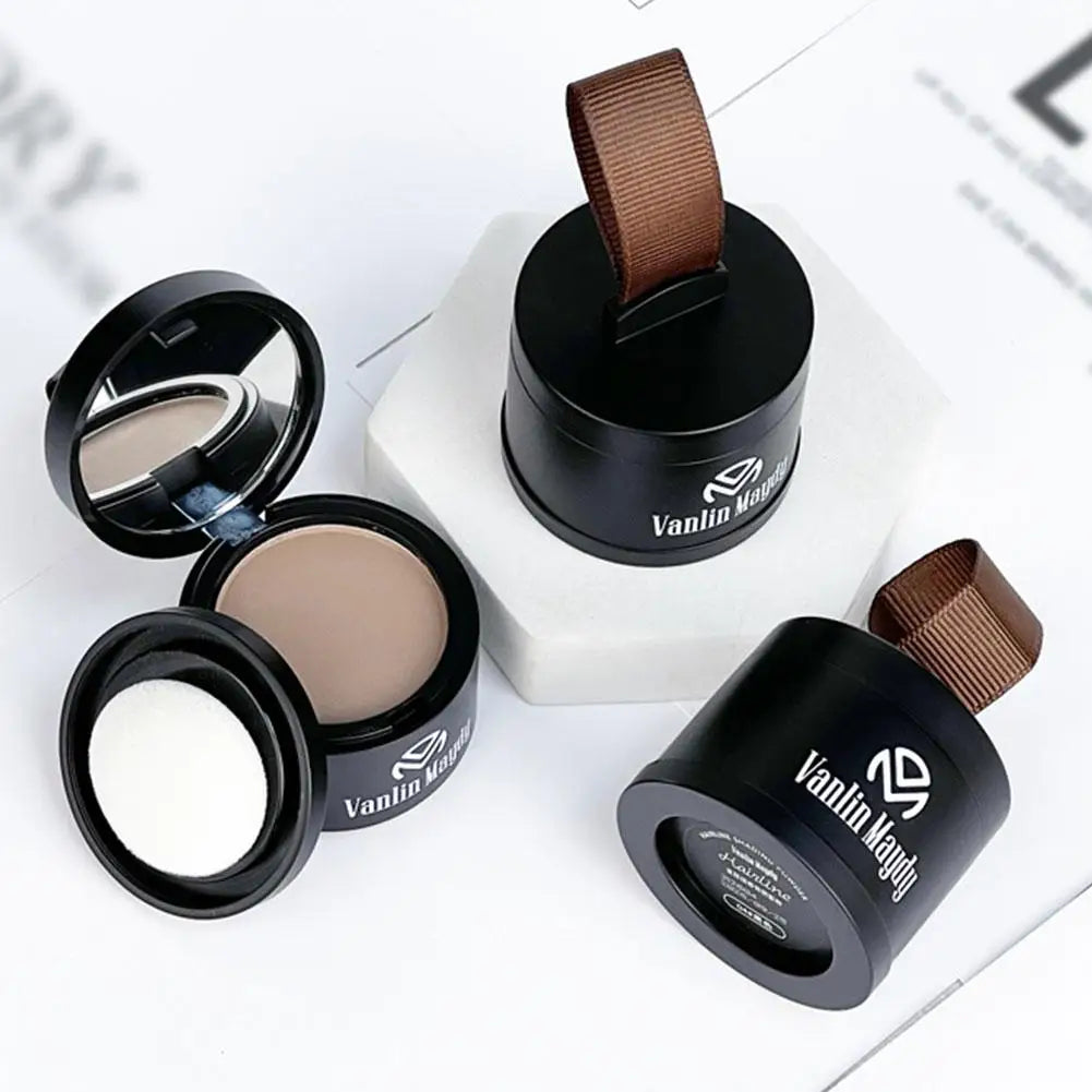 Hairline Contouring Powder Hairline Repair Filling Powder With Puff Fluffy Thin Powder Line Shadow Powder Forehead Hair Makeup Oasis Select