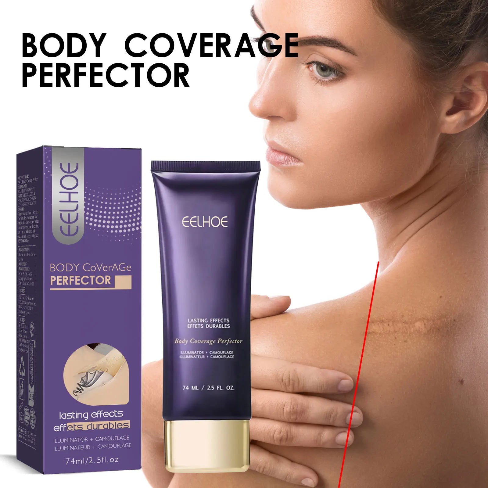 EELHOE Body Concealer Cream – Tattoo, Scar & Birthmark Cover Body Concealer Cream Oasis Select