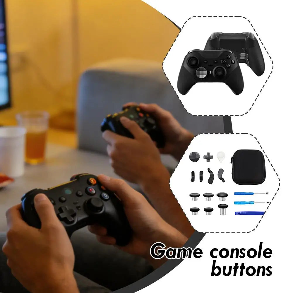 Xbox One Elite Series 2 DIY Kit – Metal D-Pad, Paddles & Tools Controller Repair Kit Oasis Select