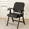 Folding chair Home leisure back chair Comfortable sedentary breathable office chair Dormitory homework chair Oasis Select Brown