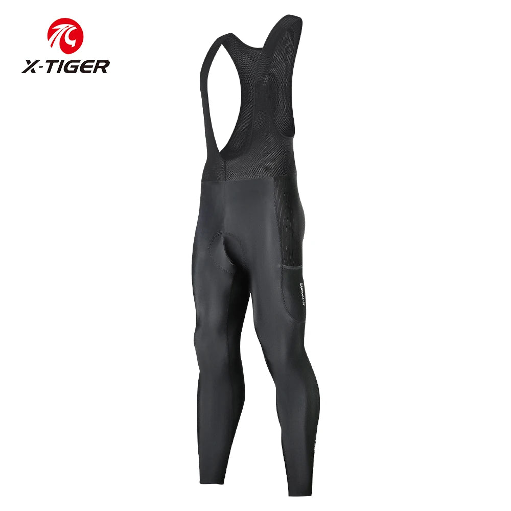 X-TIGER Men's Cycling Bib Pants Three Pockets Breathable Shock 5D gel Pad TMB Mountain Road Cycling Pants Cycling Equipment Oasis Select XM-CBK-34801 XXXL