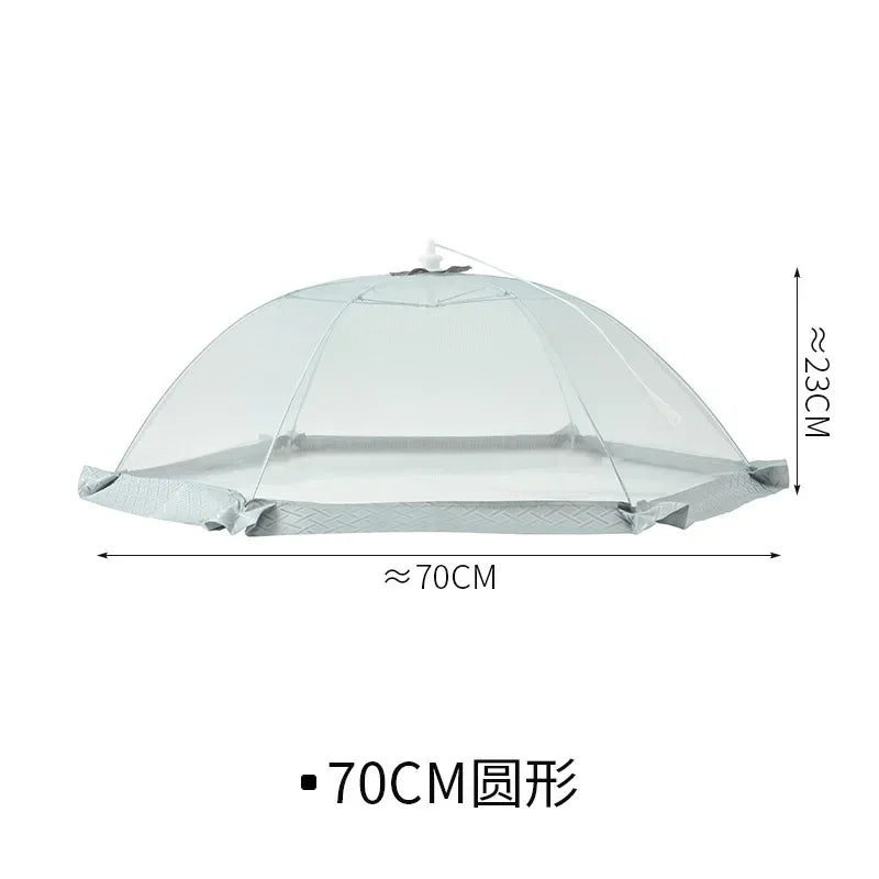 New Folding Home Food Cover Summer Fly-proof Insect-proof Vegetable Dust Table Cover Large Rectangular Food Cover Oasis Select 70cm
