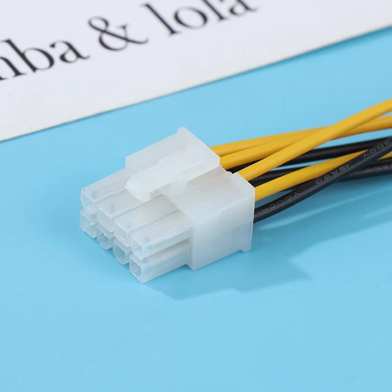 1Pc 4 Pin Male To 8 Pin Female 4Pin To 8Pin Lead To CPU Power Converter Cable Supplies ATX Compute Motherboard Adapter Cable Oasis Select 19cm