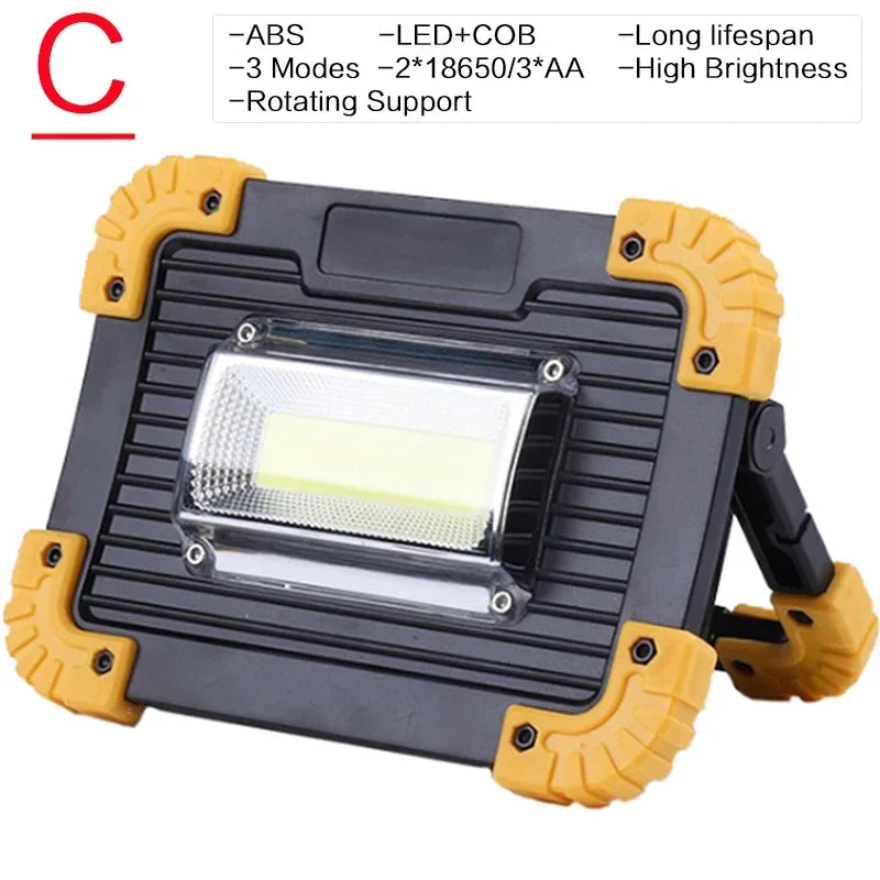 POCKETMAN 100W COB LED Work Light – Rechargeable Flood Lantern