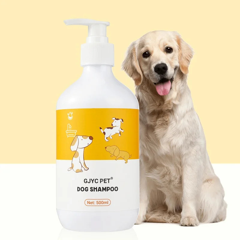 Dog Shampoo Conditioner Pet Bath Pet Shower Gel Soft General Bathing Supplies Sterilization Deodorant Fragrant Itching 500ML Oasis Select