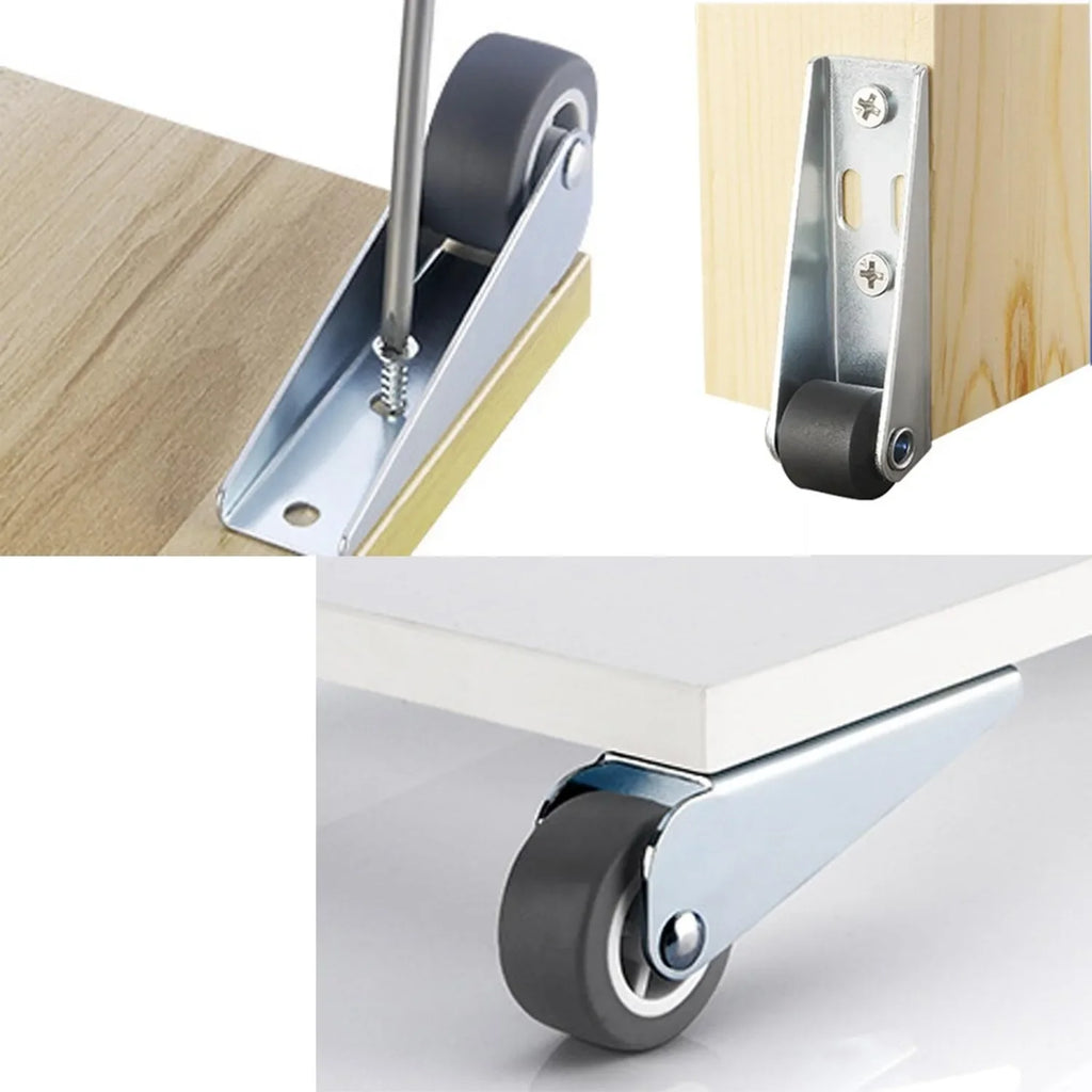 1-30PCS Heavy Duty Directional Pulley for Sliding Door Vertical Side Mount Track Support Anti Sag Wheel for Furniture Home Use Oasis Select