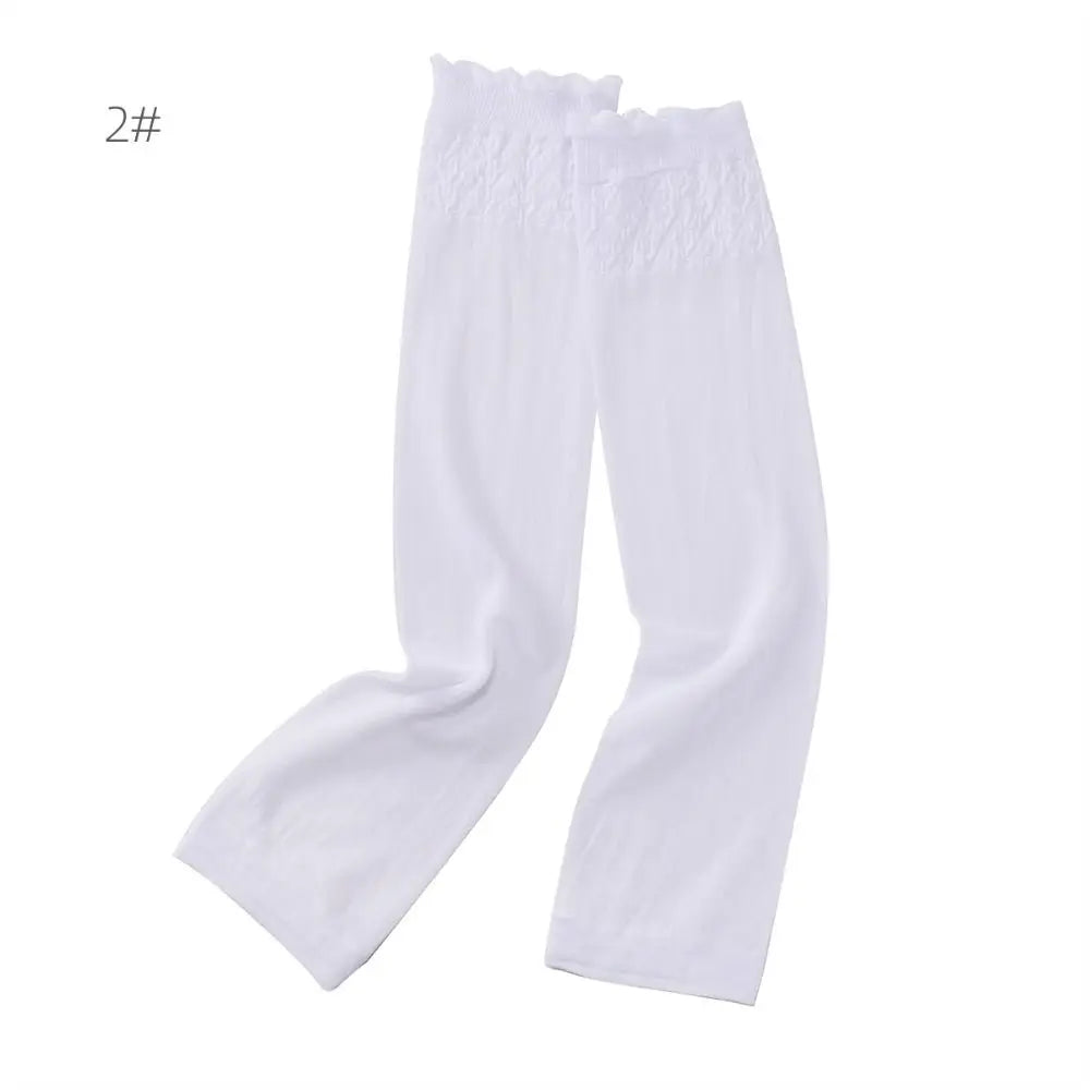 Elastic Fabric Thin Sun Protection Sleeves Solid Color Anti-UV Middle Eastern Style Sleeves Sun Protection Oasis Select 2