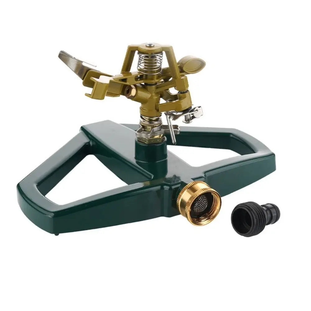 360° Rotation Garden Hose Sprinkler Zinc Alloy Construction Automatic Rotation Irrigation System Sprinkler Oasis Select