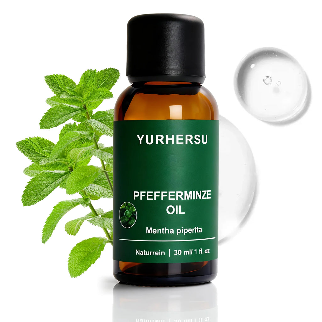 Pure Peppermint Essential Oil 30ml – Focus, Clarity & Cooling Pure Essential Oil Oasis Select 1pcs 30ml