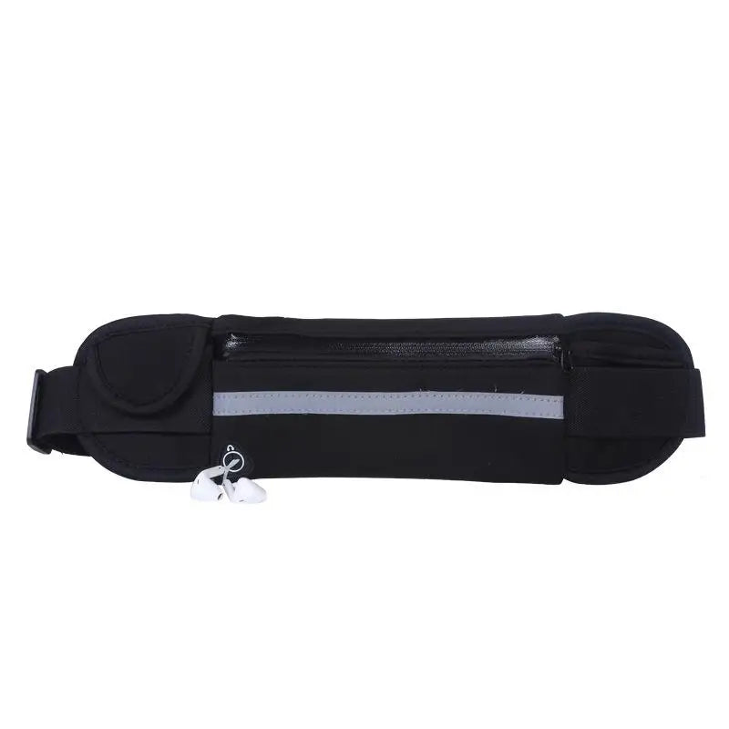 1Pc New Waterproof Sports Waist Bag, Close-Fit Fanny Pack Multifunctional Portable Pouch for Running Cycling Oasis Select Black
