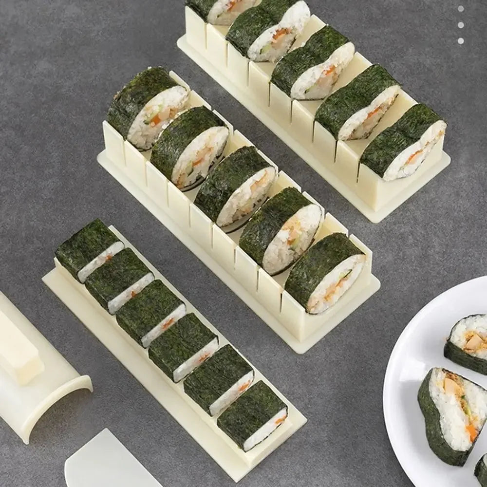 3-Piece Sushi Maker Mold Kit – Heart, Round & Square Sushi Mold Kit Oasis Select