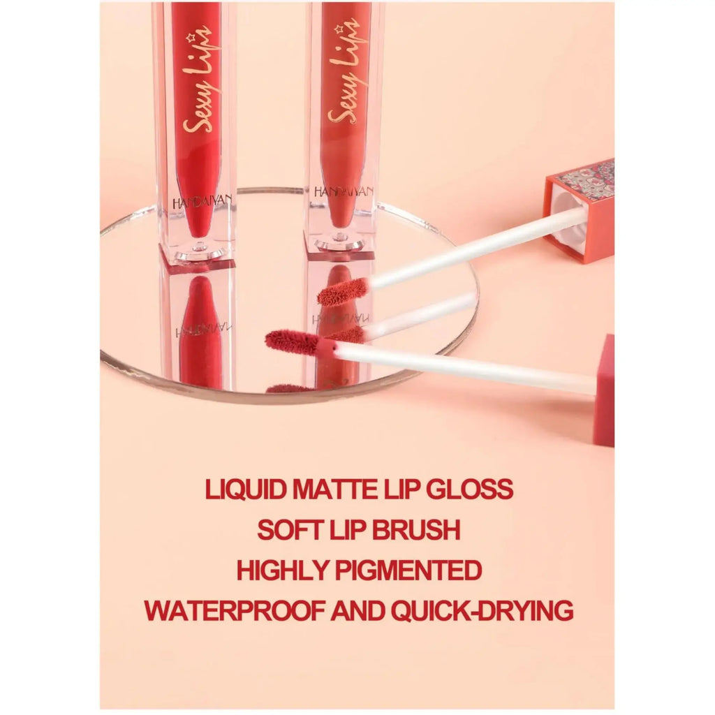 Handaiyan Bohemian Matte Liquid Lipstick – 6 Earth Tone Colors