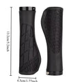 MTB Bike Handlebar Grips 1Pair Anti‑Skid Comfortable Lockable Soft Rubber Bicycle Handle Bar Grips Cycling Parts Oasis Select Black and tools