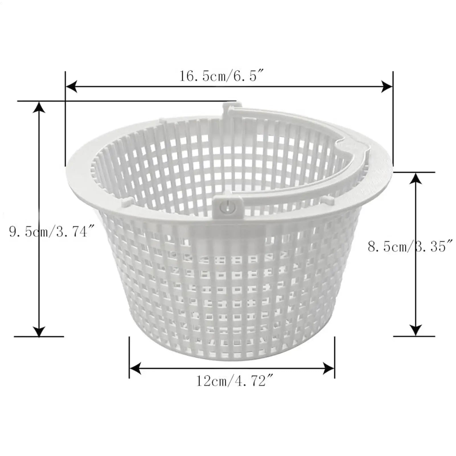 Swimming Pool Skimmer Basket Aboveground Pool Filter Basket Swimming Pool Cleaning Accessories Skimmer Filter Basket with Handle Oasis Select