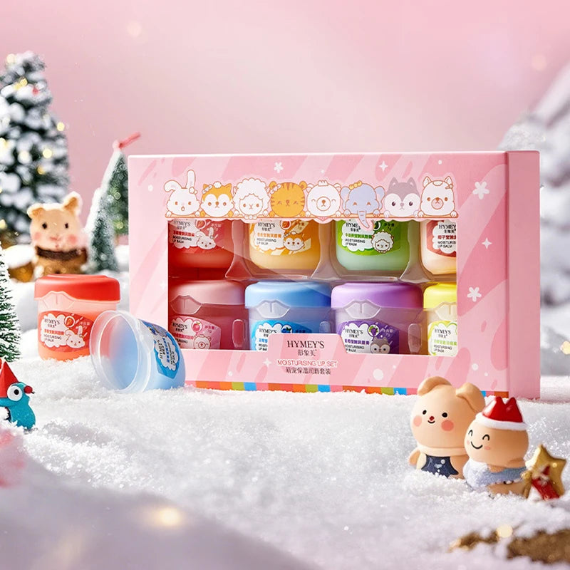 SADOER 6-Piece Fruit Lip Balm Set – Moisturizing & Plumping Lip Balm Set Oasis Select
