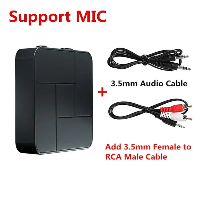 Wireless transmitter audio Bluetooth5.0 kn321 Adapter Audio receiver for Tv Computer Projection Earphone Amplifier Speaker Oasis Select With RCA Cable2