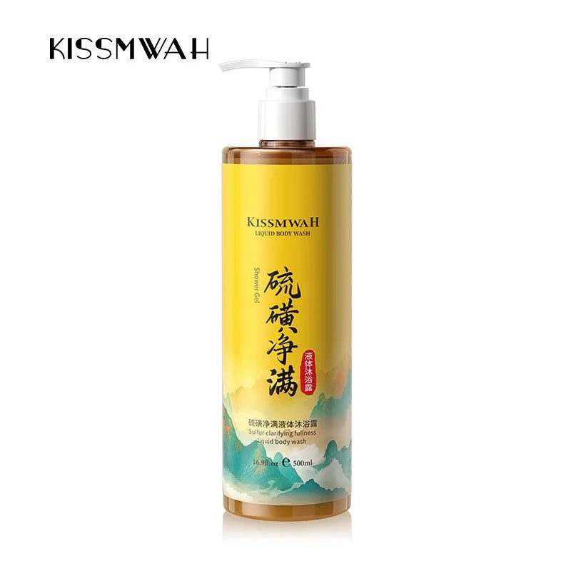Sulfur Deep Cleansing Body Wash Oil Control Cleanser Refreshing Hydrating Moisturizing Not Tight Facial cleanser Oasis Select Body Wash 500ml