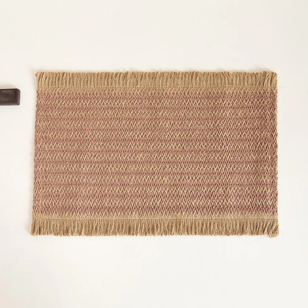 Woven Linen Placemat – Heat Insulating Dining Table Mat