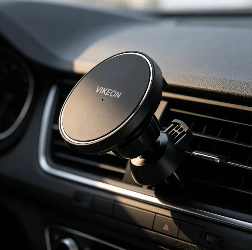 15W Fast Wireless Charging Car Mount Strong Magnetic Vent Holder 360 Rotation for iPhone 12 13 14 15 16 17 Pro Max Oasis Select