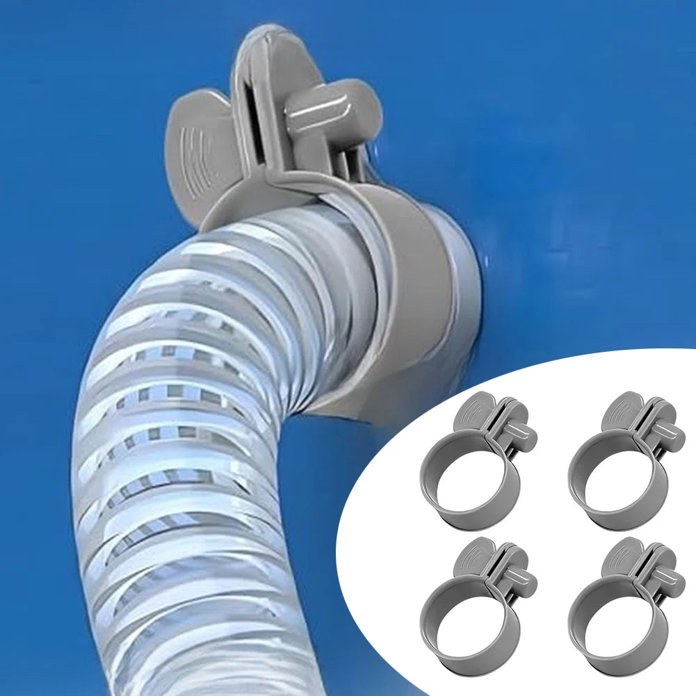 4-Pack 1-1/4" Plastic Pool Hose Clamps – Intex Pool Fit
