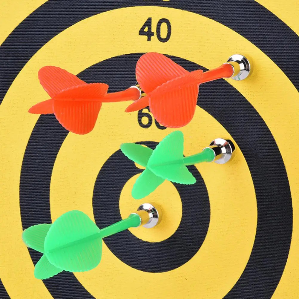 12Pcs Magnetic Darts Safety Replacement Durable Plastic Wing Magnetic Darts Bullseye Indoor Game Toys Accessories Adults Kids Oasis Select