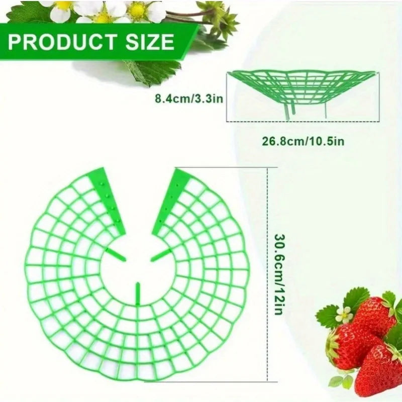 6/12pcs Strawberry Holder Strawberry Seedling Planting Stand Sun Flower Stand Potted Strawberry Artifact Anti-rot Fruit Support Oasis Select