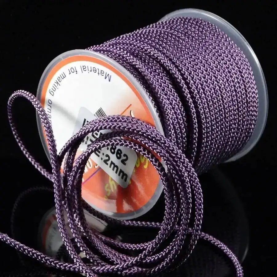 2.3mm 10meter Jewelry Thread DIY Bracelet Rope Thread Woven Rope Morandi Strands Line Woven Yarn Oasis Select
