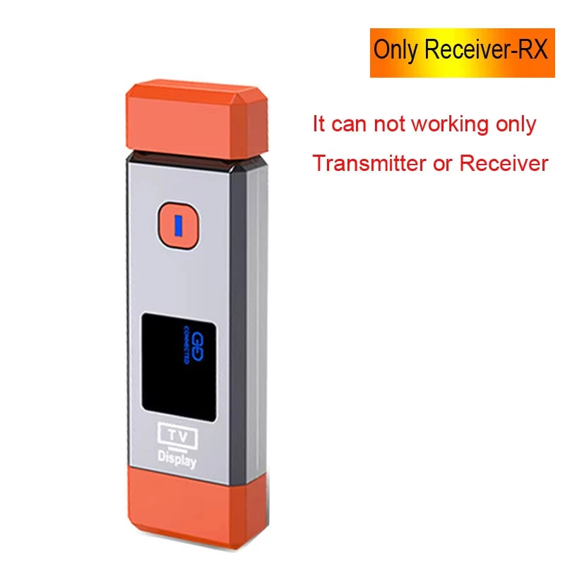 50M 1080P@60Hz 5.8G Wireless HDMI-Compatible Transmitter Receiver Plug and Play 8 TX to 1 RX Mirror Extend Wireless Adapter Oasis Select Only Transmitter -TX