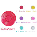 Electric Baby Nail Trimmer Kid Nail Polisher Tool Infant Manicure Scissors Baby Hygiene Kit Baby Nail Clipper Cutter For Newborn Oasis Select red 6 grind heads