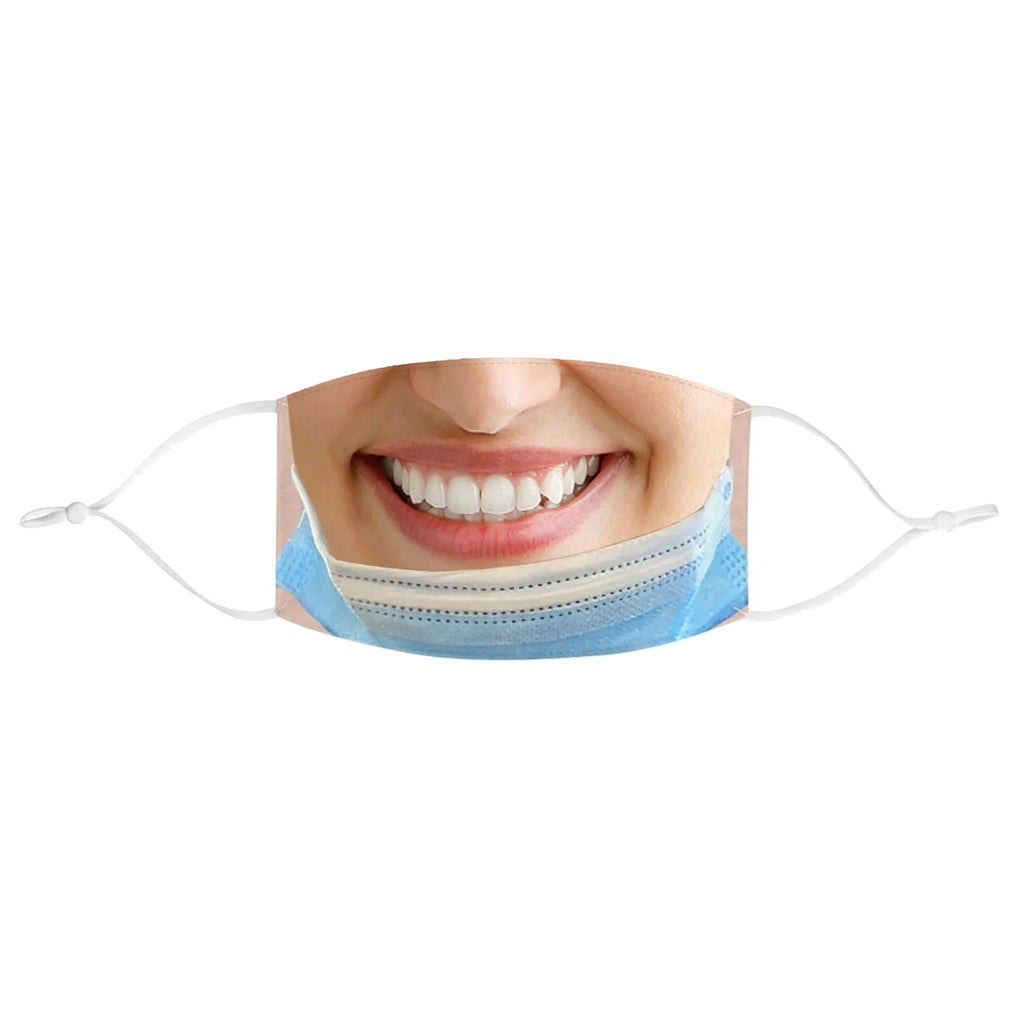 Adult Funny Mouth Mask Funny Cloth Face Masks Mascarillas Cosplay Accessories Washable Reusable Anti-dust Protection Mask Oasis Select Other