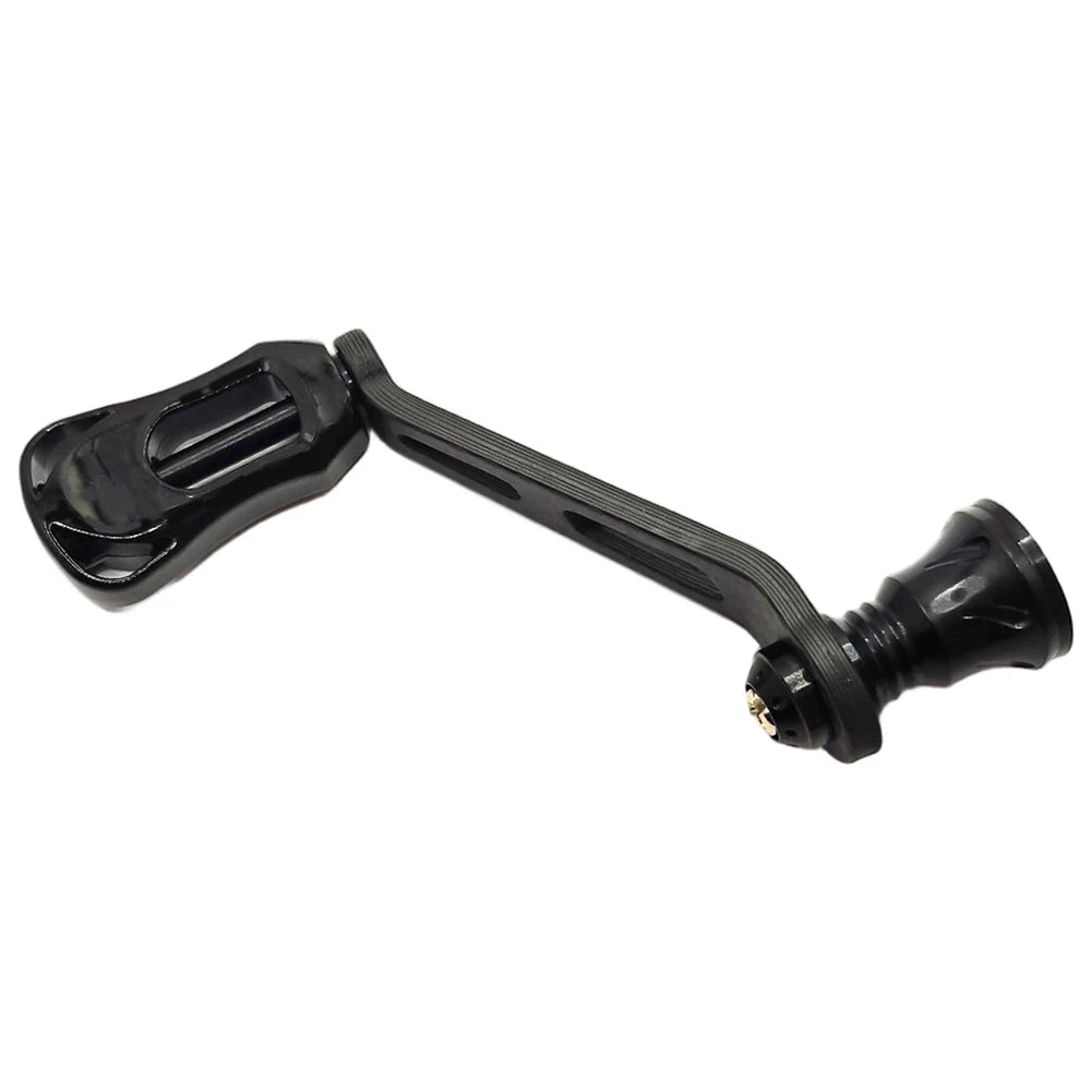 70MM Carbon Fiber Knob Single Handle For Daiwa For FUEGO Rocker Arm Handle Screw In Spinnings Reel Replacement Fishing Tools Oasis Select black