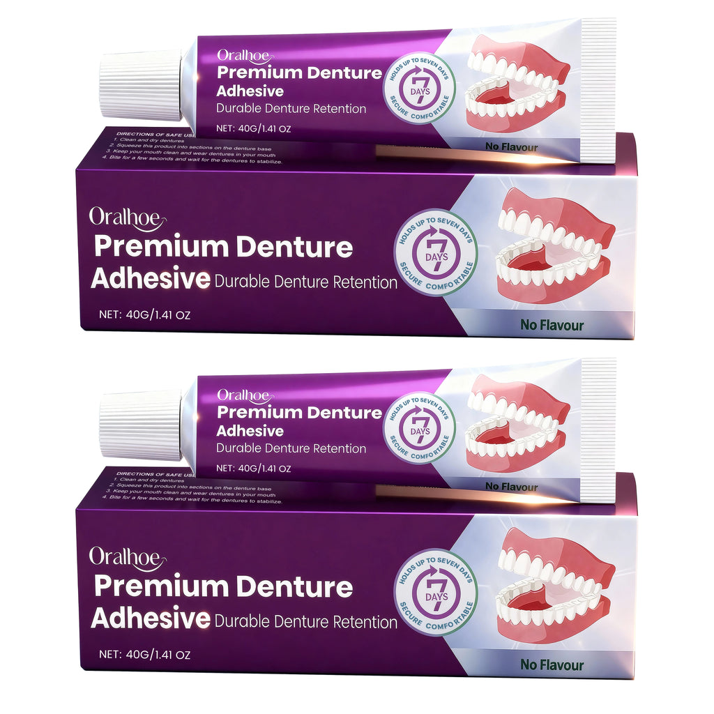Oralhoe Denture Adhesive Cream – Strong Hold & Comfort Denture Adhesive Cream Oasis Select 40g x2 boxed China Mainland