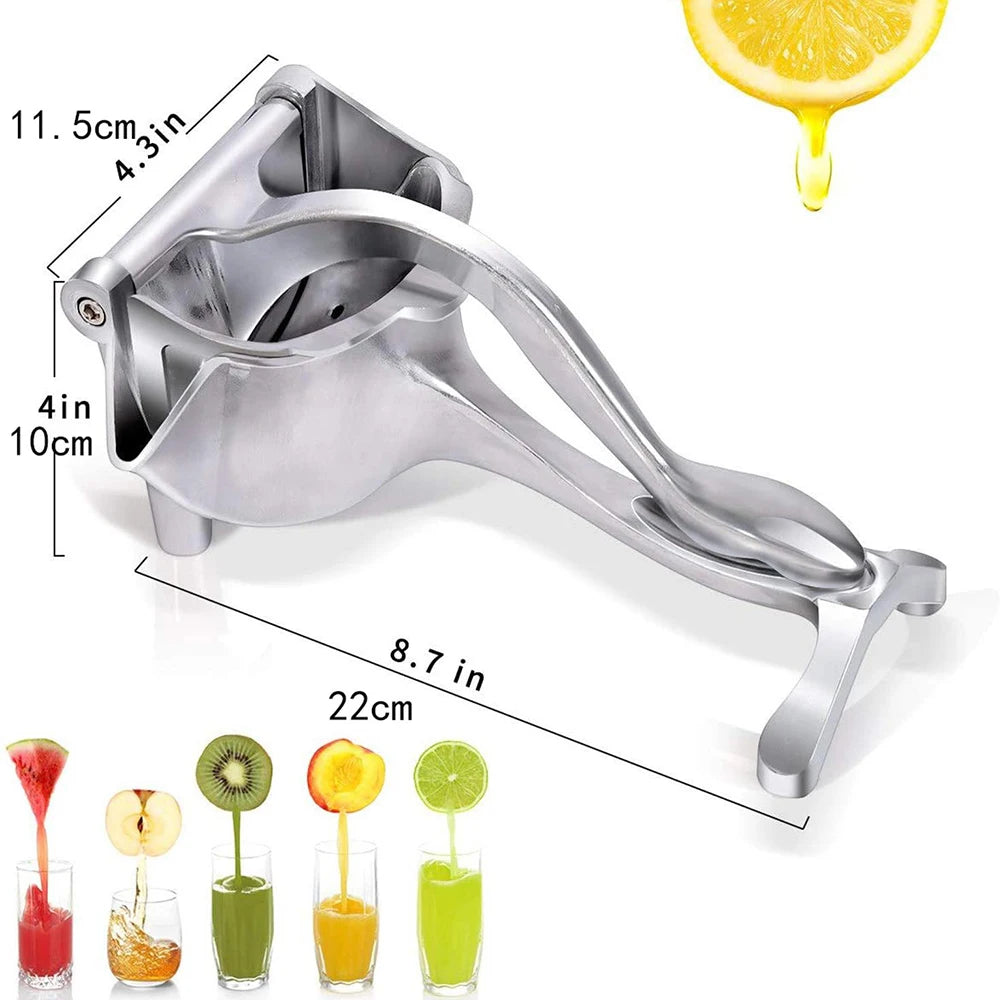 Manual Juice Squeezer Aluminum Alloy Hand Pressure Juicer Pomegranate Orange Lemon Sugar Cane Juice Kitchen Bar Fruit Tools Acce Oasis Select