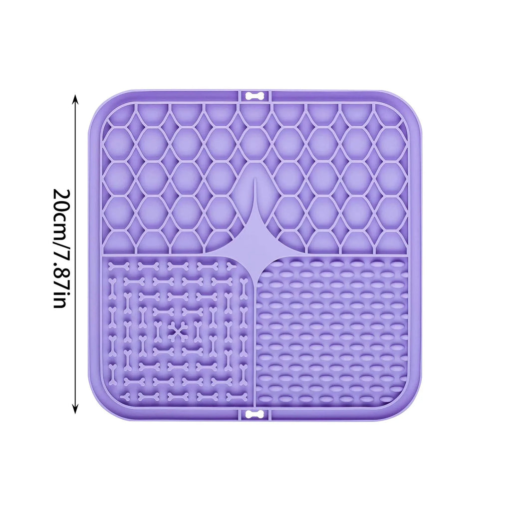 Silicone Dog Lick Mat – Slow Feeder & Bath Anxiety Relief Dog Lick Mat Oasis Select
