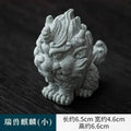 National Trend Green Sandstone Small Ornament Home Desktop Decoration Tea Table Tea Tray Decoration Paperweight Cover Pen Holder Oasis Select Animal Qilin small