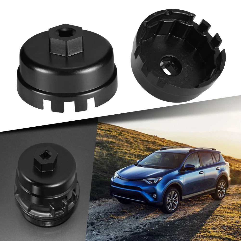 14-Flute 64.5mm Oil Filter Wrench Socket for Toyota & Lexus Oil Filter Wrench Oasis Select