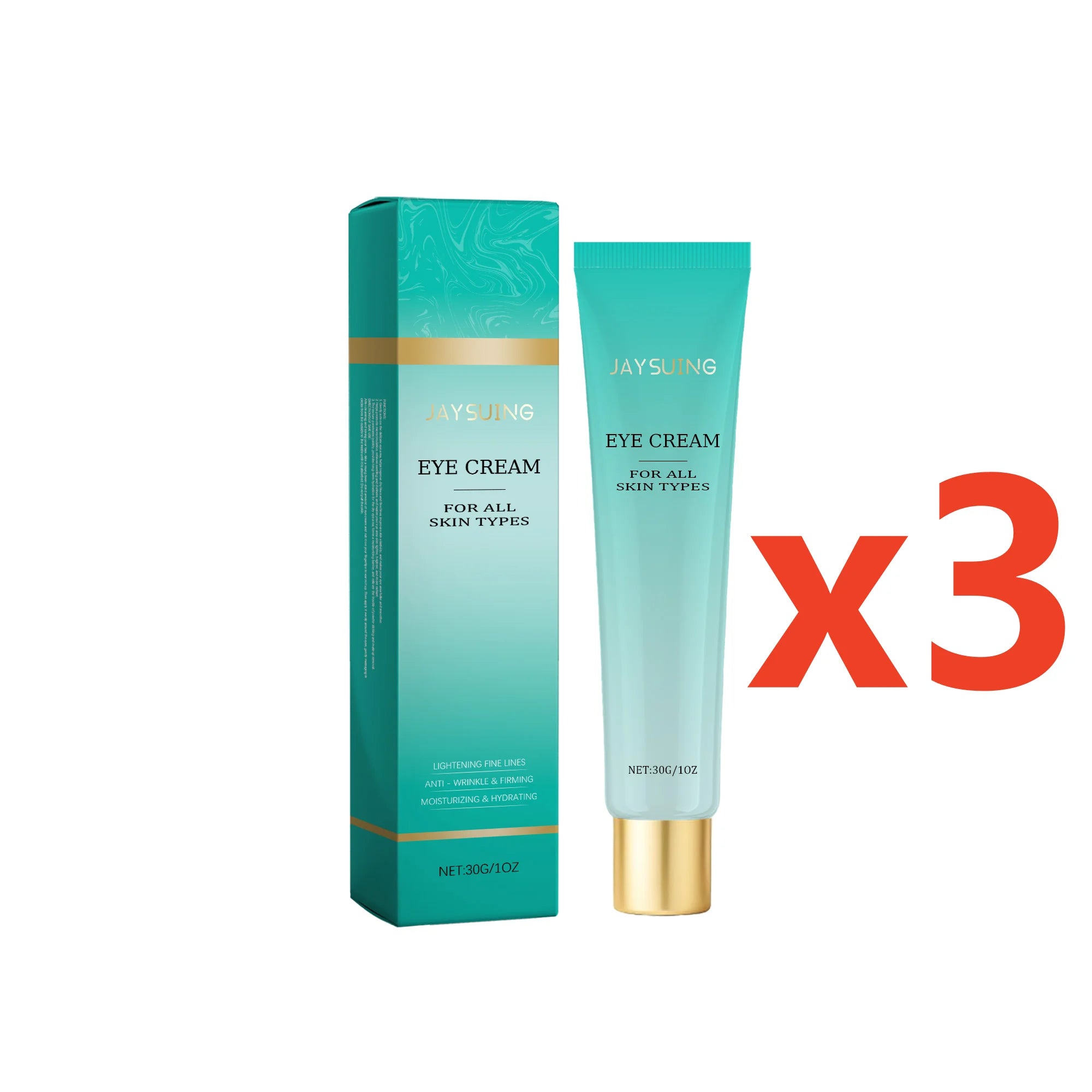 Jaysuing Anti-Aging Eye Cream – Dark Circles & Fine Lines Anti-Aging Eye Cream Oasis Select 3x30g boxed 30g