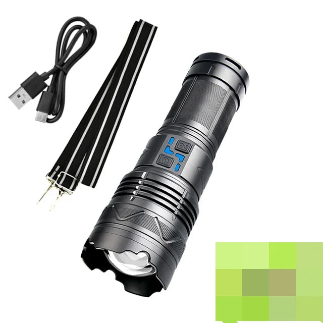 ESMARTER GT60 20000LM Tactical Flashlight – 100W Rechargeable