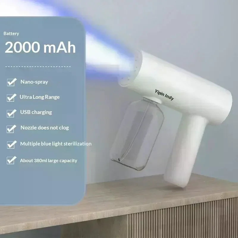 Nano Steam Gun Wireless Hair Care Nano Hydration Sprayer Portable USB Electric Spray Disinfection Gun For Garden Atomizer Tools Oasis Select