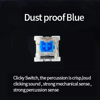 70/30/30pcs Dustproof Switch For Mechanical Keyboard Shaft Switch Gamer Keyboard Axis Clicky Linear Tactile Silent Switches Oasis Select 70PCS Dustproof Blue