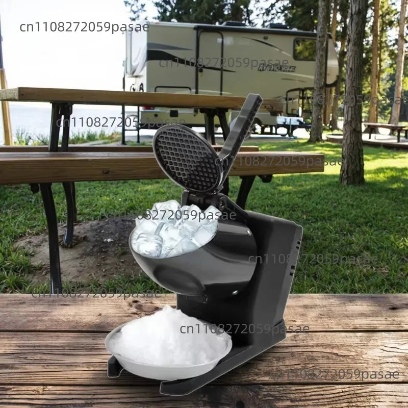 Electric Ice Crusher Machine 380W – Smoothie & Ice Cream Maker